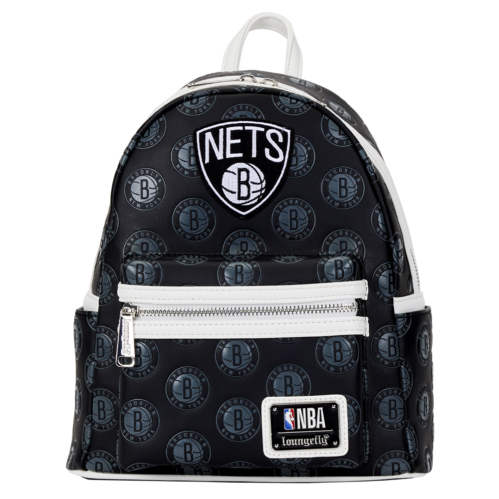 Loungefly: NBA Brooklyn Nets Debossed Logo Mini Backpack