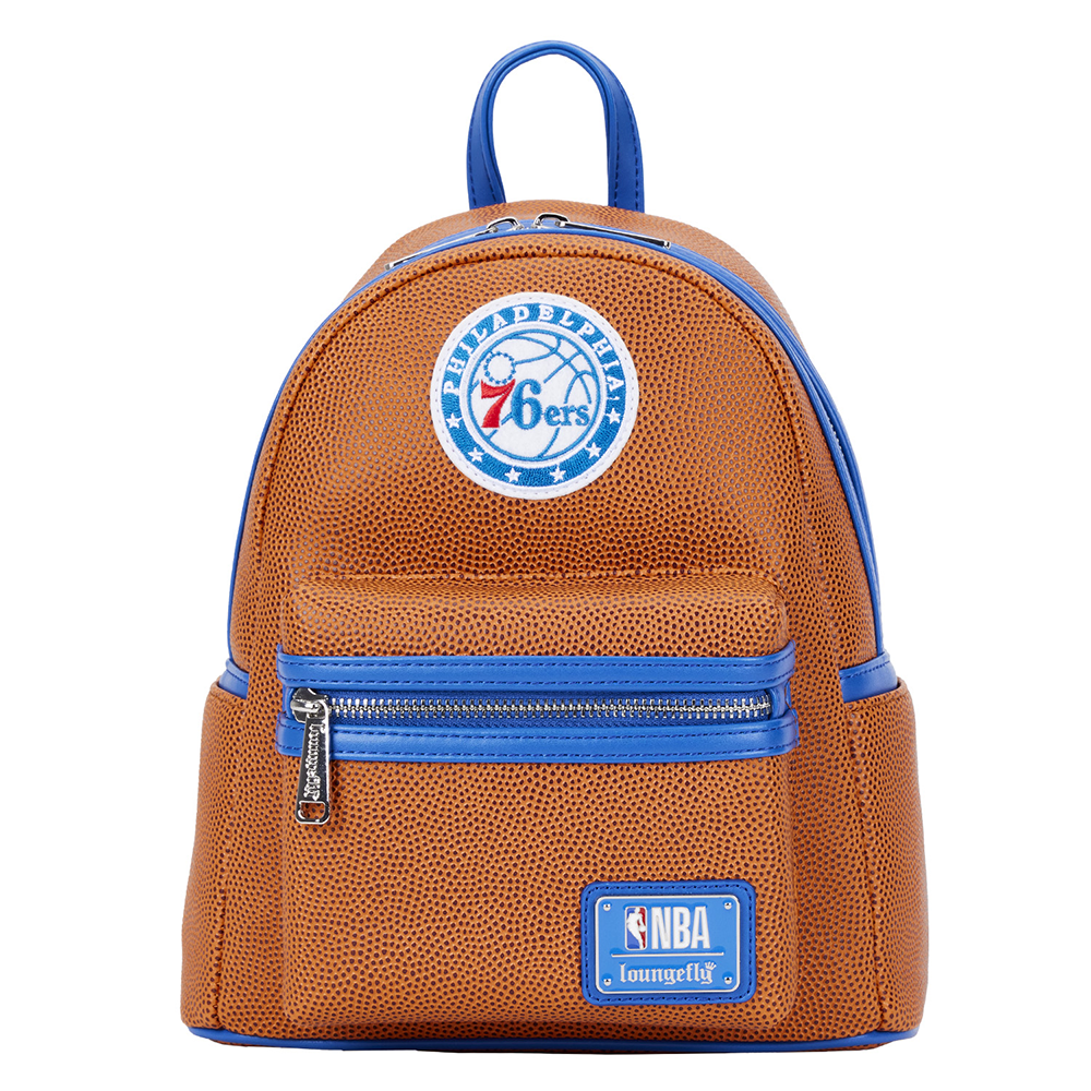 Loungefly: NBA Philly 76ers Basketball Mini Backpack