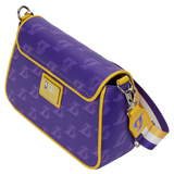 Loungefly: NBA LA Lakers Debossed Logo Cross Body Bag