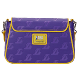 Loungefly: NBA LA Lakers Debossed Logo Cross Body Bag