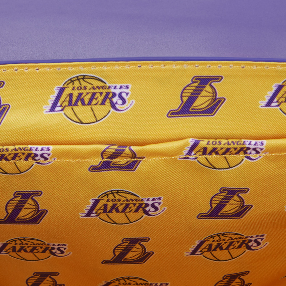 Loungefly: NBA LA Lakers Debossed Logo Cross Body Bag