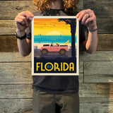 Florida: 30-A Highway (Coastal Collection) Art Print