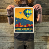 Albuquerque, NM (American Travel) Art Print