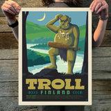 Finland: Troll (Legends & Monsters) Art Print