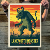 Lake Worth Monster (Legends & Monsters) Art Print