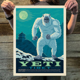 Tibet: Yeti (Legends & Monsters) Art Print