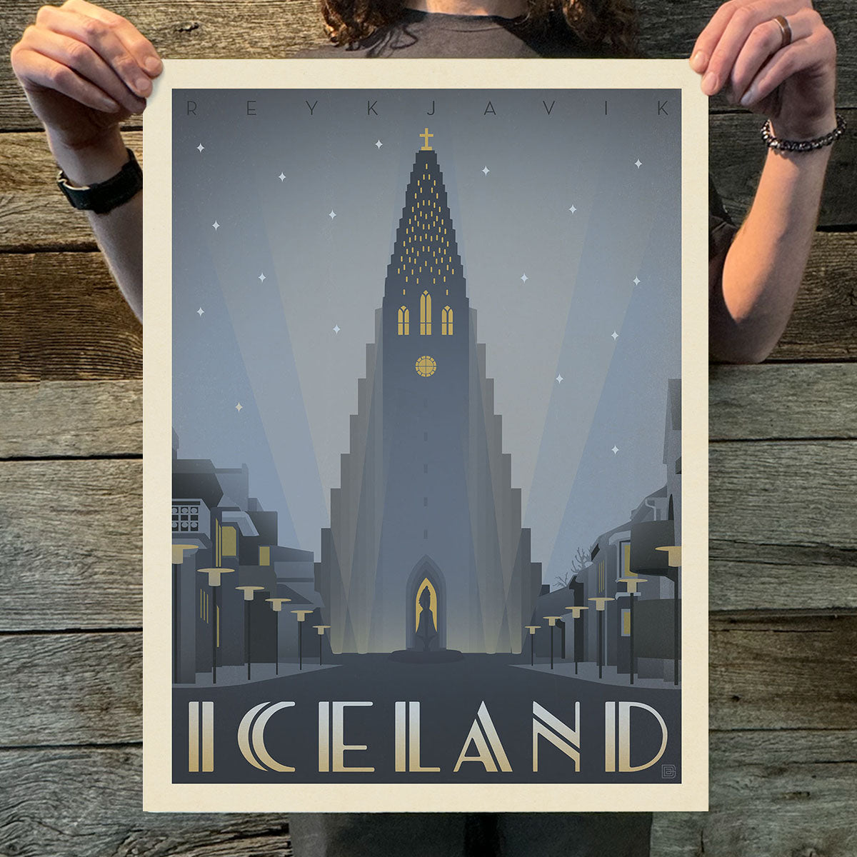 Iceland: Reykjavik (World Travel) Art Print