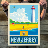 New Jersey (State Pride) Art Print