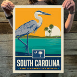 South Carolina (State Pride) Art Print