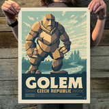 Czech Republic: Golem (Legends & Monsters) Art Print