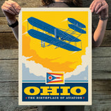 Ohio (State Pride) Art Print