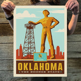 Oklahoma (State Pride) Art Print