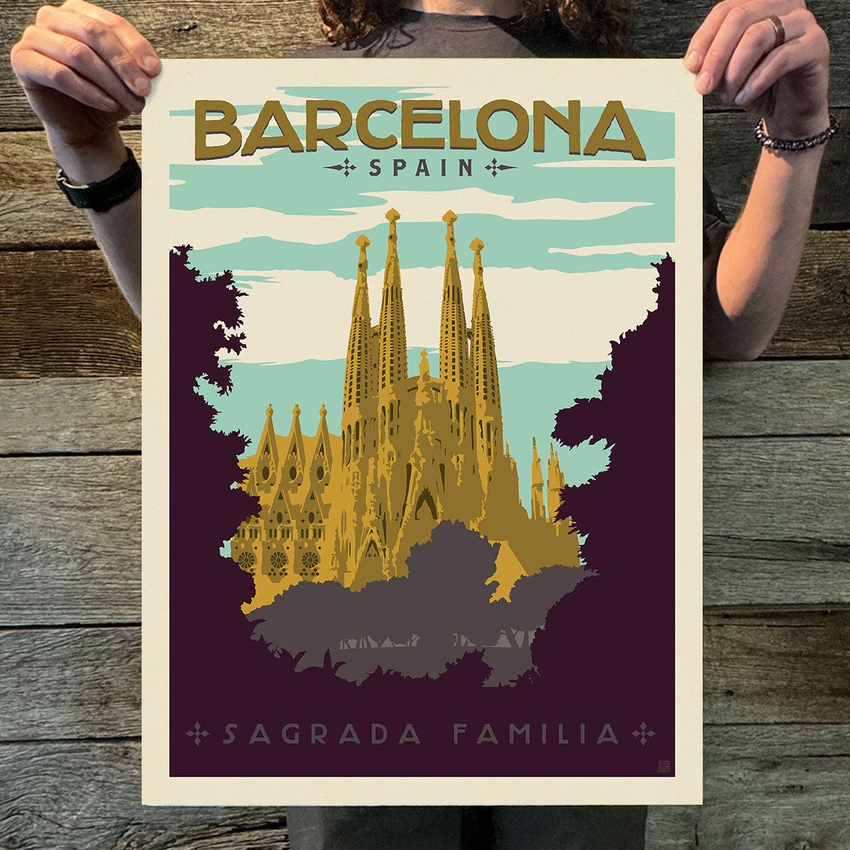 Spain: Barcelona (World Travel) Art Print