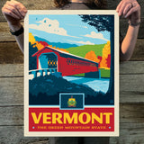 Vermont (State Pride) Art Print