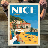 France: Nice (World Travel) Art Print