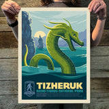 Kenai Fjords National Park: Tizheruk (Legends & Monsters) Art Print