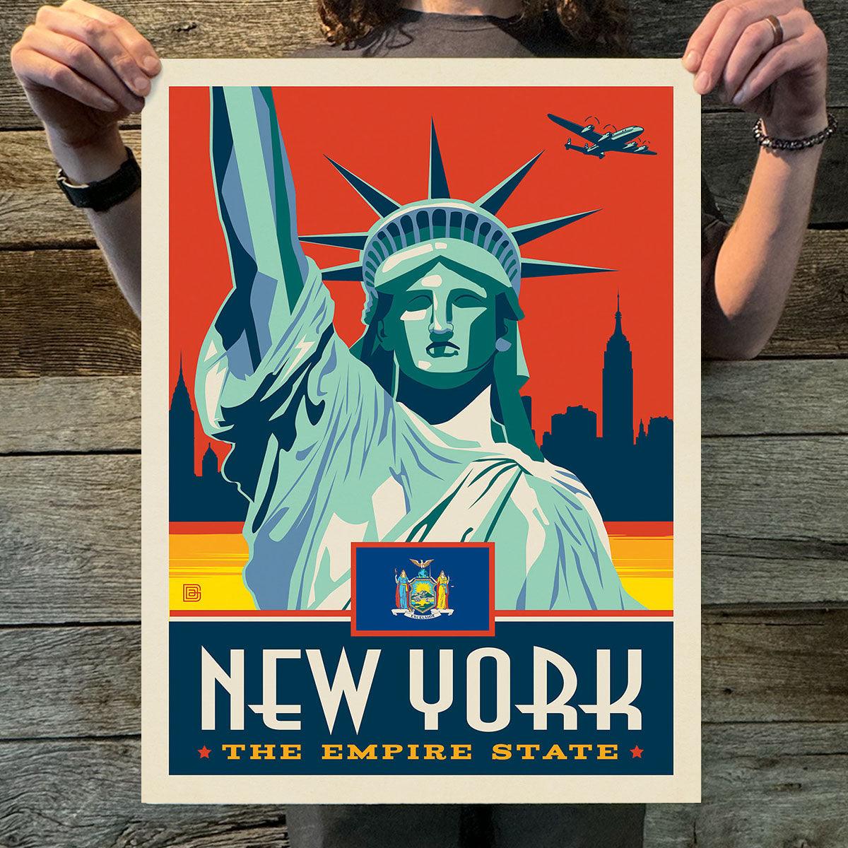 New York (State Pride) Art Print