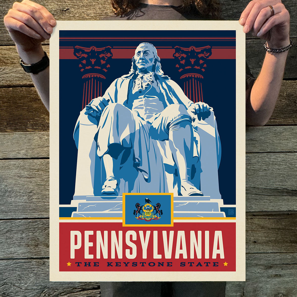 Pennsylvania (State Pride) Art Print