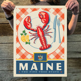 Maine (State Pride) Art Print