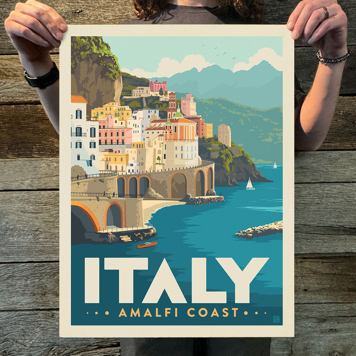 Italy: Amalfi Coast (World Travel) Art Print