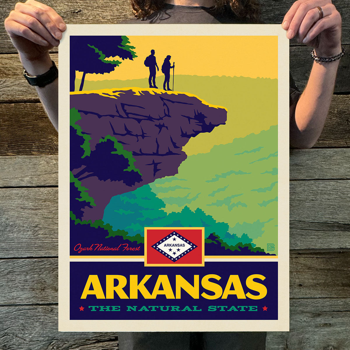 Arkansas (State Pride) Art Print