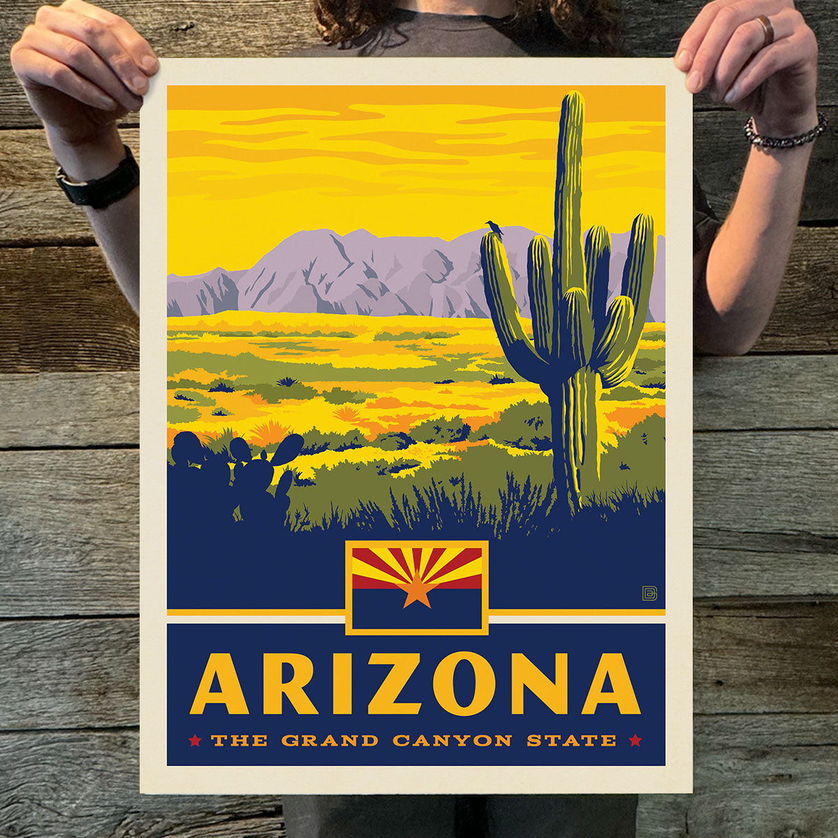 Arizona (State Pride) Art Print