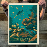 Biscayne National Park: Wonders Down Under (63 National Parks) Art Print