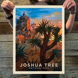 Joshua Tree National Park: Desert Sunrise (63 National Parks) Art Print