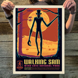 Wind Cave National Park: Walking Sam (Legends & Monsters) Art Print