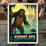 Everglades National Park: Swamp Ape (Legends & Monsters) Art Print