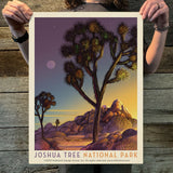 Joshua Tree National Park: Into the Evening (63 National Parks) Art Print