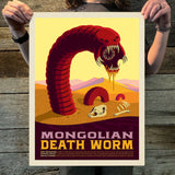 Mongolian Death Worm (Legends & Monsters) Art Print