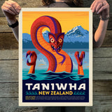 New Zealand: Taniwha (Legends & Monsters) Art Print