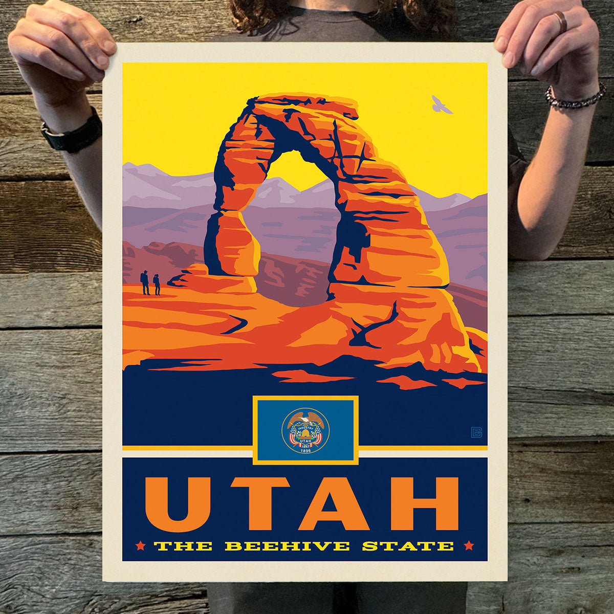 Utah (State Pride) Art Print