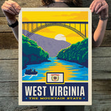 West Virginia (State Pride) Art Print