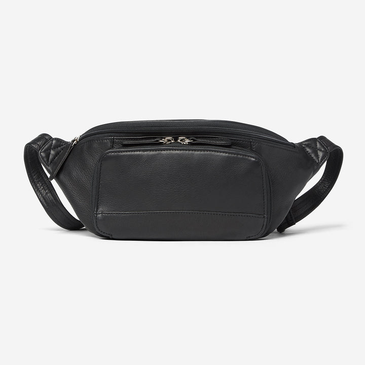 Leather RFID Blocking Organizer Waist Pack