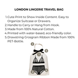 London Lingerie Travel Bag, Cream