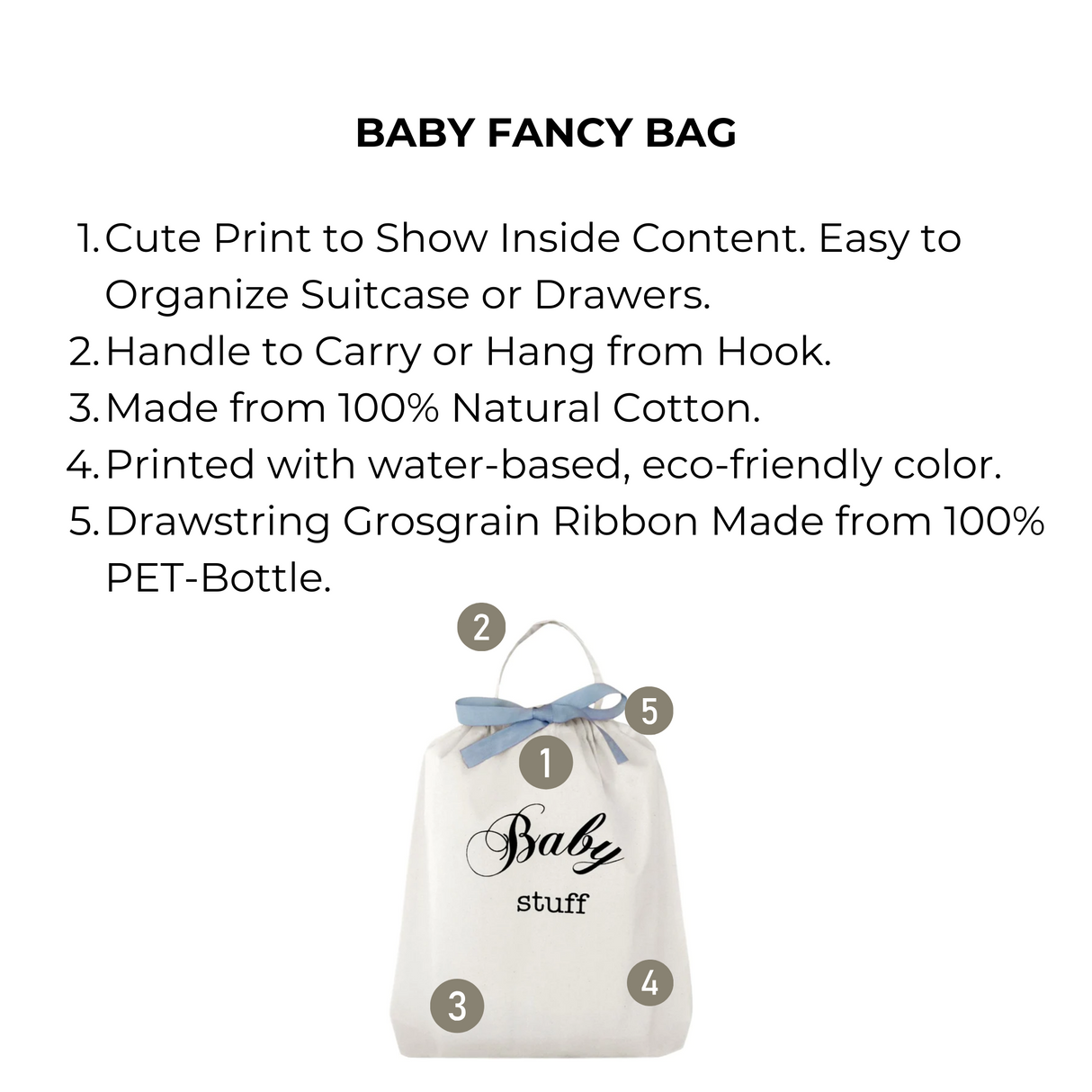 Baby Fancy Bag, Cream