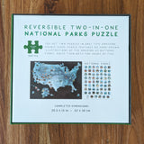 Reversible Two-In-One US National Parks Puzzle (500 pcs)