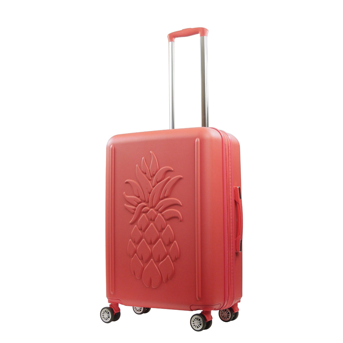 Tommy Bahama 26.5" Coral Hard-Sided 3D Pineapple Luggage with Drawstring Bag