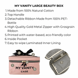 My Vanity Large Beauty Box, Pink/Blush