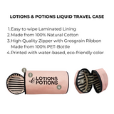 Lotions & Potions, Liquid Travel Case, Pink/Blush