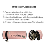 Brushes, Cylinder Case, Pink/Blush