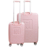 Hello Kitty All Over Print Hard-sided Pink Spinner Luggage 2 pc Set