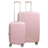 Hello Kitty All Over Print Hard-sided Pink Spinner Luggage 2 pc Set