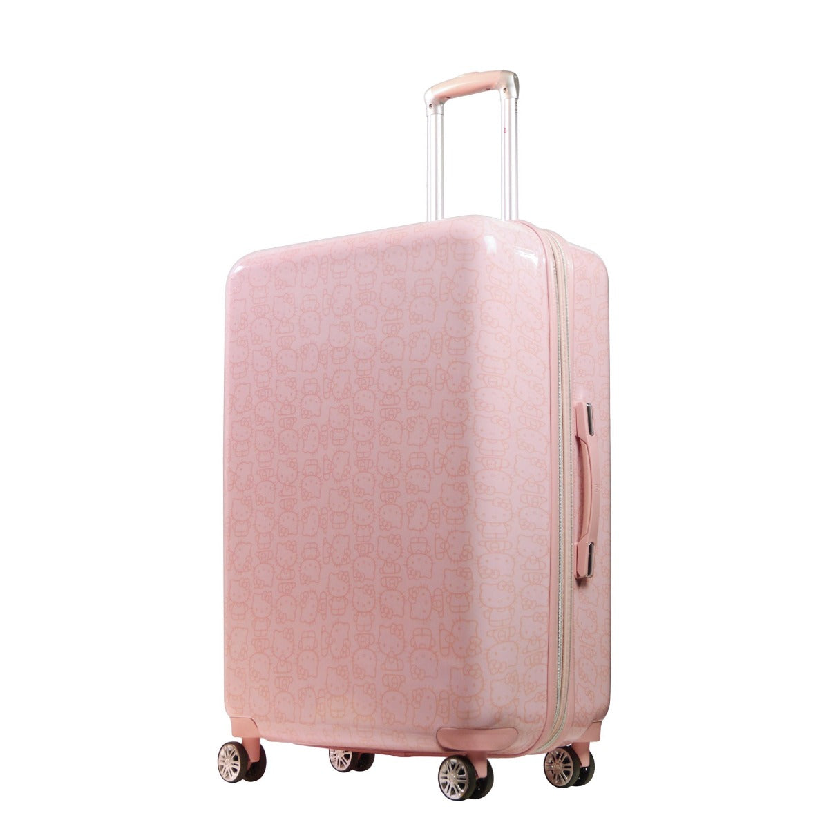 Hello Kitty Pose All Over 29.5" Hard-Sided Luggage Pink