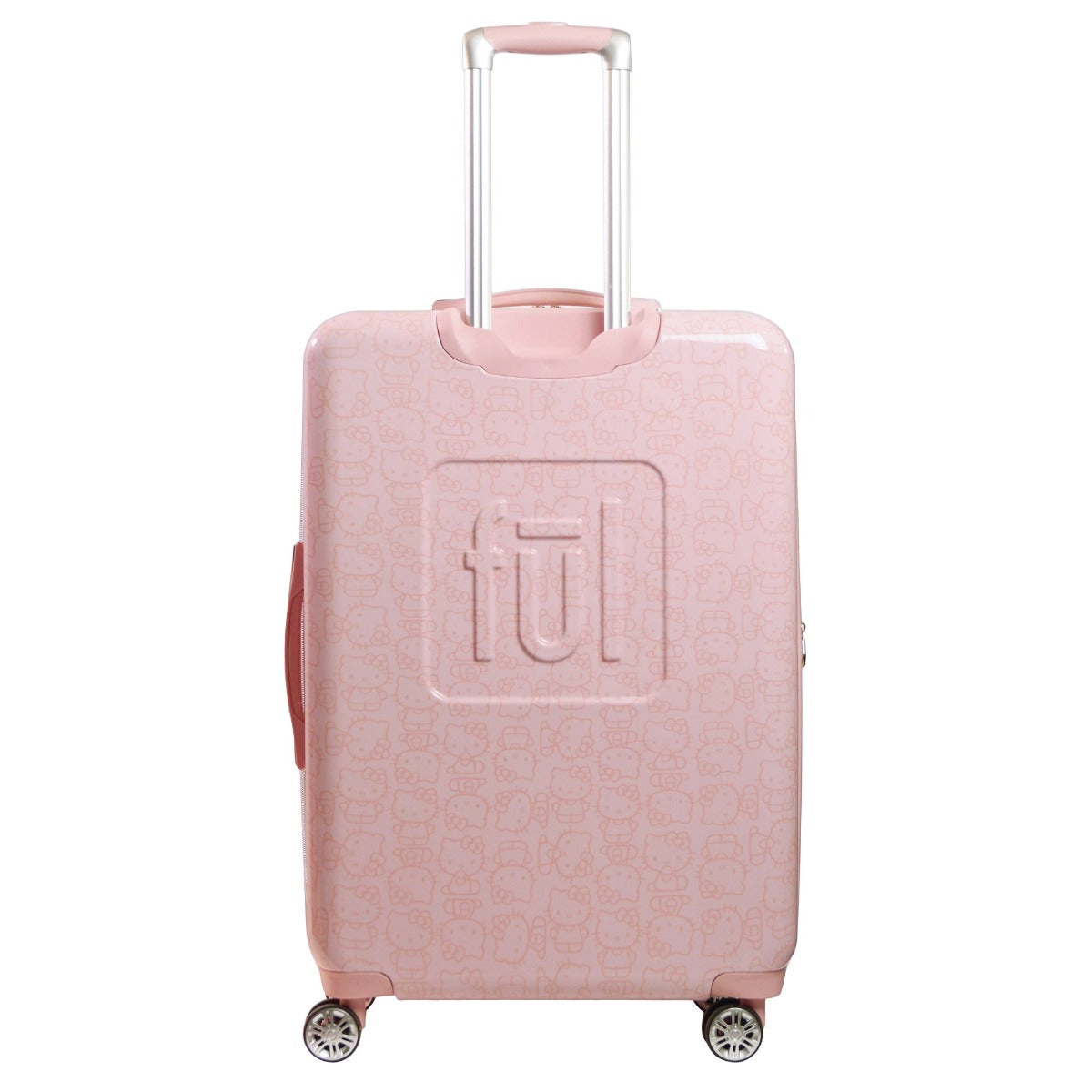 Hello Kitty Pose All Over 29.5" Hard-Sided Luggage Pink