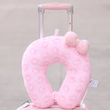 Hello Kitty Travel Neck Pillow Pink