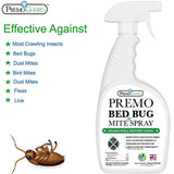 Bed Bug & Mite Killer - 24 oz - All Natural Non Toxic - By Premo Guard