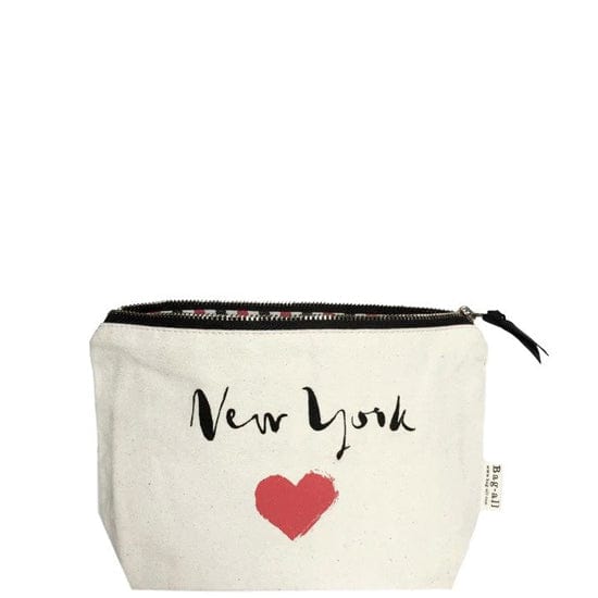 New York Heart Pouch, Cream